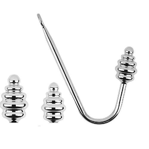 Anal Hooks Set Ribbed Anal GreatBenefit Hook 8826 Screw-in 0111